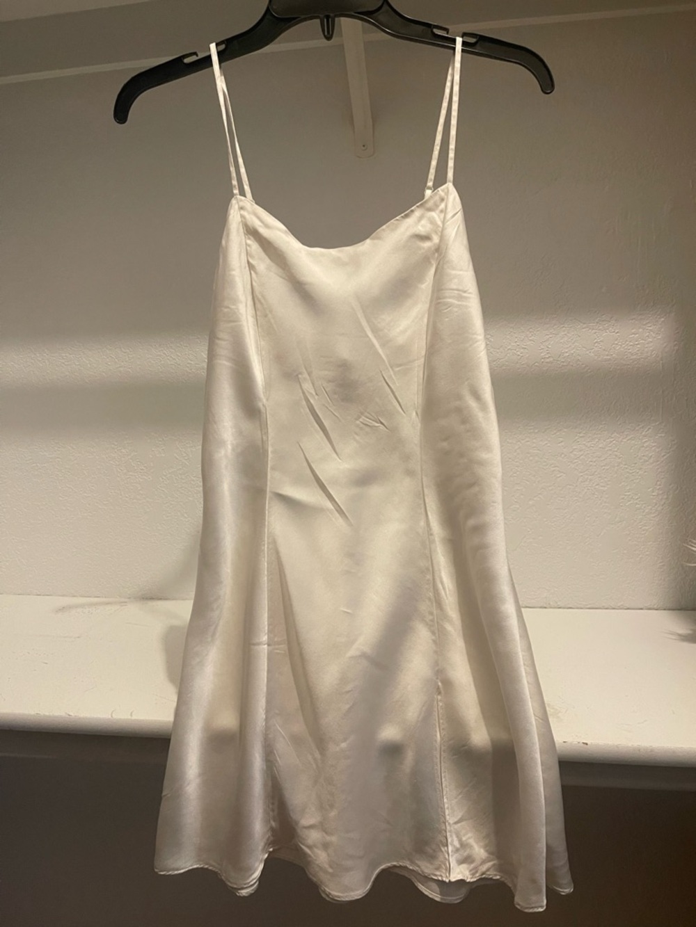 Victorias Secret Babydoll Slip Top Medium Off White 100% Silk  Y2K Fairycore VTG